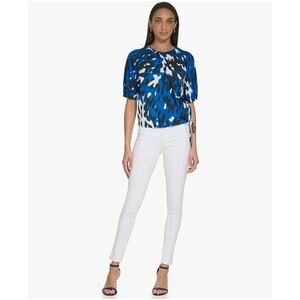 Calvin Klein 3/4 puff sleeve blouse. Coastal Granddaughter Secretary style